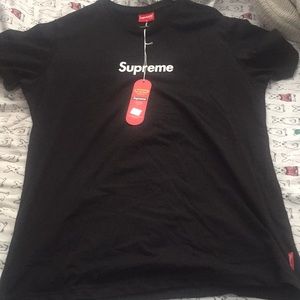 Supreme, Shirts, Supreme Tshirt Black